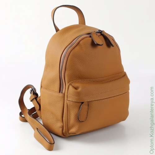 Женский кожаный рюкзак СР 8086-1/Браун