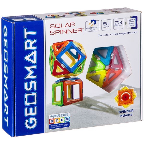 Магнитный конструктор GEOSMART/ Bondibon, Солнечная батарея, 23 дет., арт. GEO 200.