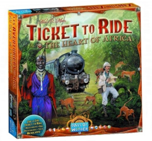 Настольная игра: Ticket to Ride: The Heart of Africa (Билет на поезд: Сердце Африки), арт. 720117