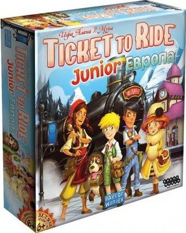 Настольная игра: Ticket to Ride Junior: Европа, арт. 1867