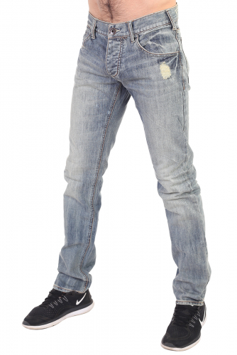 Светлые мужские джинсы с потёртостями – свобода стиля! Клубимся! №248