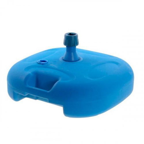 Подставка для зонта 44*44см 20л, пластик, цвет голубой ДоброСад