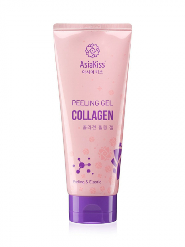 Пенка для умывания AsiaKiss с КОЛЛАГЕНОМ Collagen Foam Cleanser в тубе 180 мл