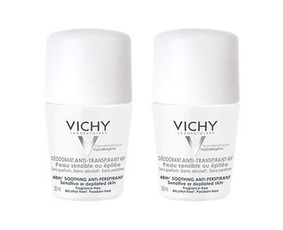 Vichy Deodorant Anti-Transpirant 48h Peau Sensible Дезодорант для чувствительной кожи 2x50ml - 11,65 евро