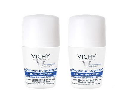 Vichy Deodorant 24h sans Sels Aluminium Bille Дезодорант без солей алюминия 2x50ml - 11,65 евро