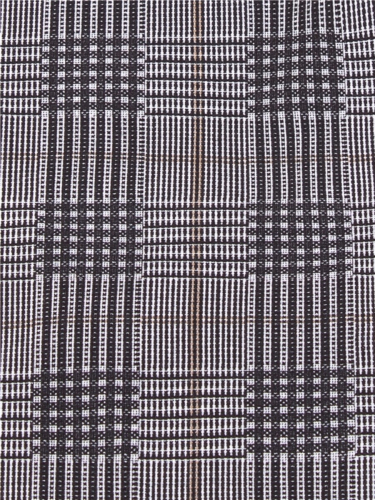 Брюки #158031Клетка черно-белая текстильная