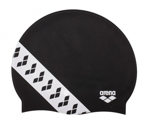 Шапка для плавания TEAM STRIPE CAP black (20)