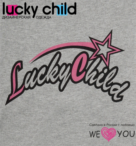 Ползунки Lucky child из футера девочка