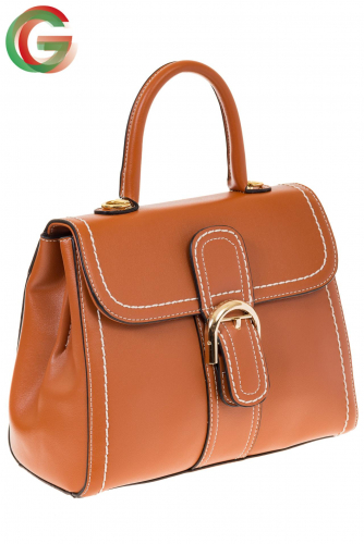 Женская сумка-портфель коричневого цвета 606-6190AP