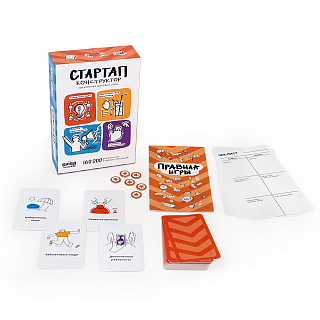 Настольная игра БАНДА УМНИКОВ Стартап-конструктор