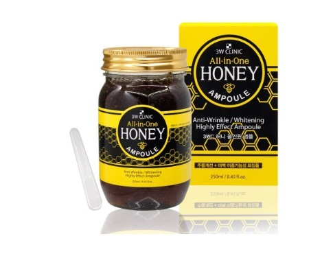 3W CLINIC Сыворотка для лица с медом ALL in One HONEY AMPOULE 250 ml