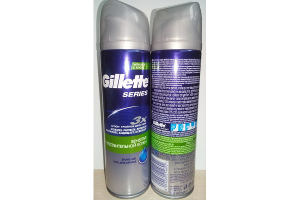 Gillette series sensitive пена для бритья для чувствительной кожи 250 мл