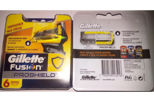 Gillette Fusion PROSHIELD 6 шт Копия 