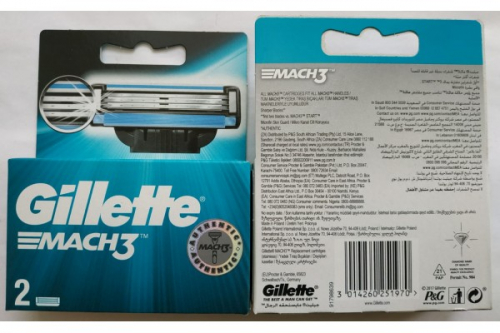 Gillette MACH 3  2 шт Копия
