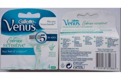 Gillette Venus Embrace sensitive 4 шт Копия 