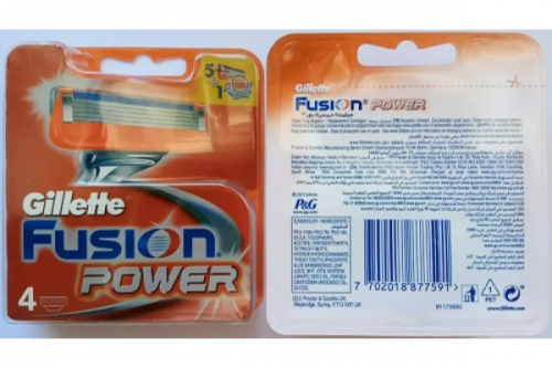 Gillette Fusion POWER 4 шт Копия