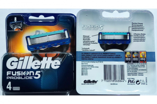 Gillette Fusion5 PROGLIDE 4 шт Копия
