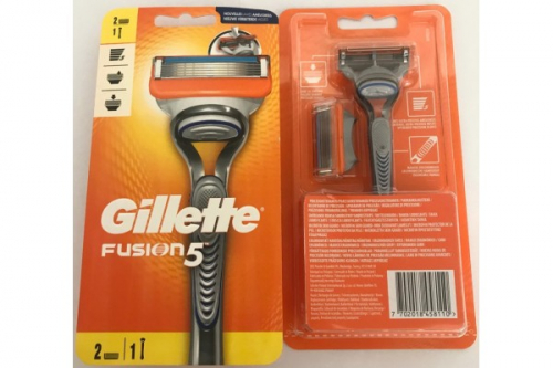 станок Gillette Fusion5 2 кассеты Копия. Gillette Копия