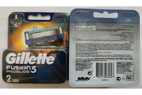 Gillette Fusion5 PROGLIDE 2 шт Копия 