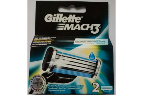 Gillette MACH 3  2 шт  Копия