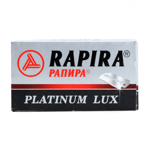 RAPIRA  Platinum Lux  Сменные Классические двусторонние лезвия для бритья  5шт