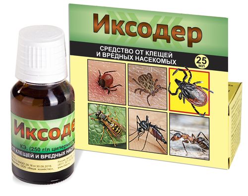 Иксодер (фл.25мл) 30шт/м (от клещей и вредных насекомых) ВХ