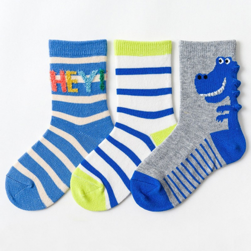 Caramella / Набор детских носков «Динозаврик» в мягкой упаковке, 3 пары C563713