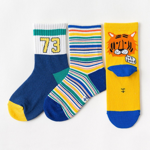 SALE Caramella / Набор детских носков «Тигрёнок» в мягкой упаковке, 3 пары C563813