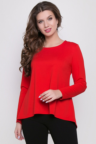Блуза #173147Красный/Чёрный