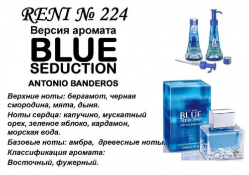 Blue Seduction Men (A.Banderas) 100мл for men версия аромата