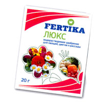 ФЕРТИКА Люкс кристал. 20г (д/овощей,цветов,рассады) 100шт/м