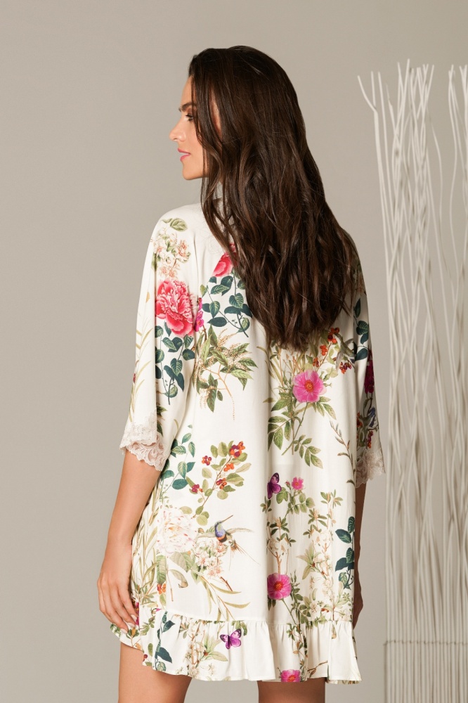 Ст.цена 3260 руб. 61495 Халат женский - SUMMER 2019 M/L (46/48) цветочный 000 (61495)