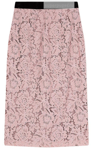 Женская юбка текстильная с поясом из текстильных материалов