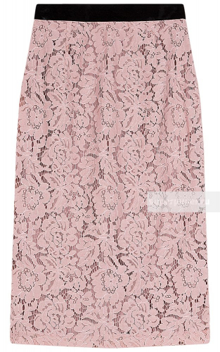 Женская юбка текстильная с поясом из текстильных материалов