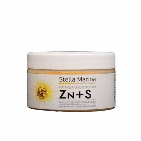 Stella Marina Маска себорегулирующая «Zn+S» для жир. и проблемной кожи 