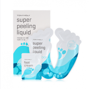 Пилинг-носочки для стоп - Tony Moly Shiny Foot Super Peeling Liquid 1шт