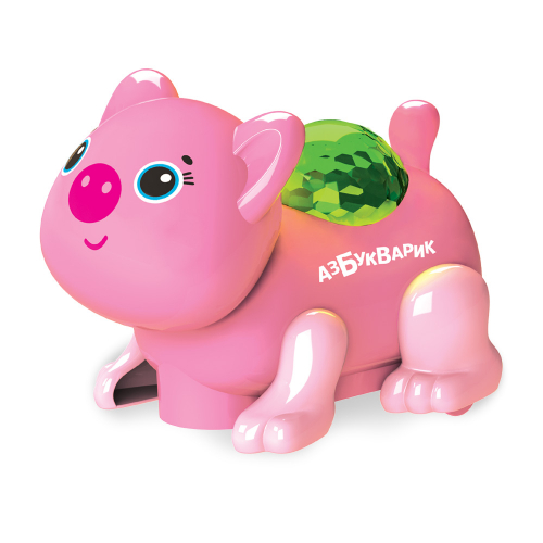 Свинка (Диско-зверята)/темно-розовая/Светло-розовая
