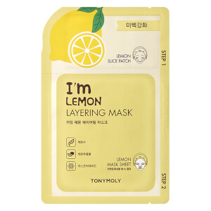 НАБОР Маска для лица и слайсы Tony Moly I'm Lemon Layering Mask 10шт