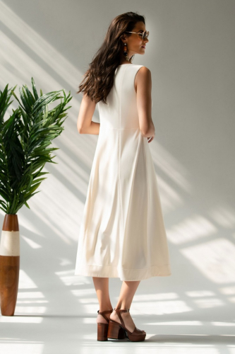 Ст.цена 2990 руб. 60429-1 Платье женское - SUMMER 2019 L (48) кремовый 000 (60429-1)