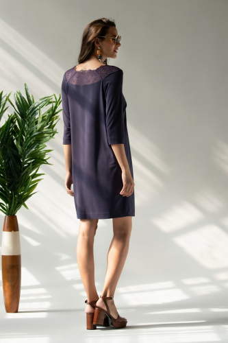 Ст.цена 3180 руб. 60419-2 Платье женское - SUMMER 2019 L (48) фиолетовый 000 (60419-2)
