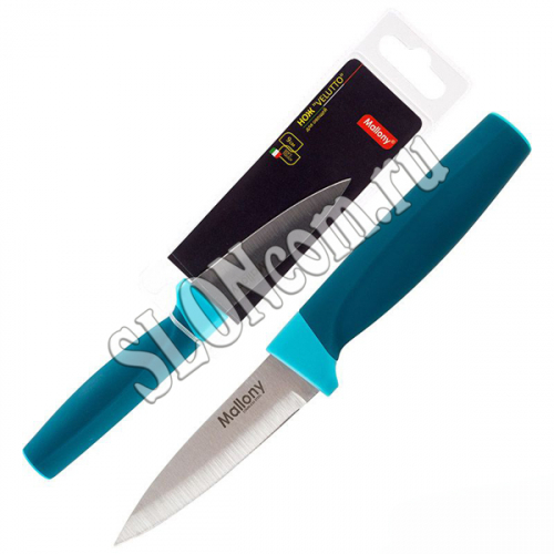 Нож для овощей с рукояткой софт-тач 9 см, Velutto MAL-04VEL
