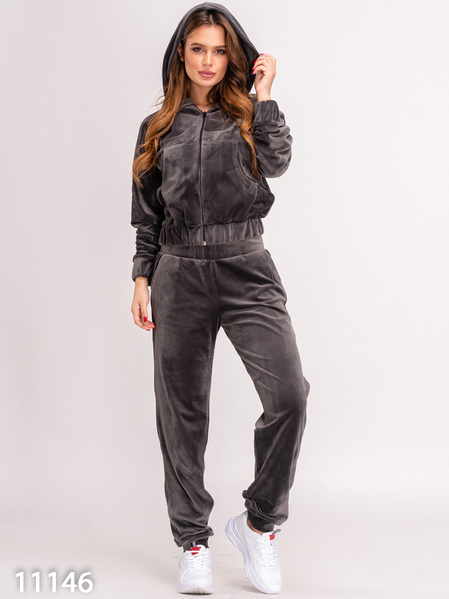Большой Спортивный Костюм Женский Велюровый Купить