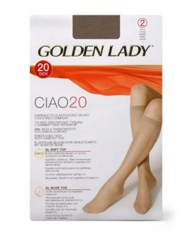 Гольфы полиамид, Golden Lady, гольфы Ciao20 оптом