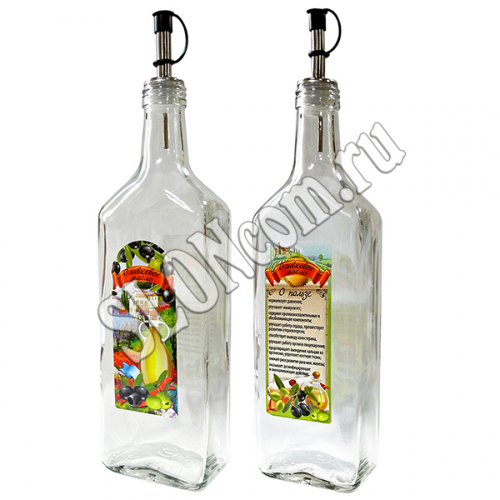 Бутылка для оливкового масла 500 мл с дозатором, 626-407
