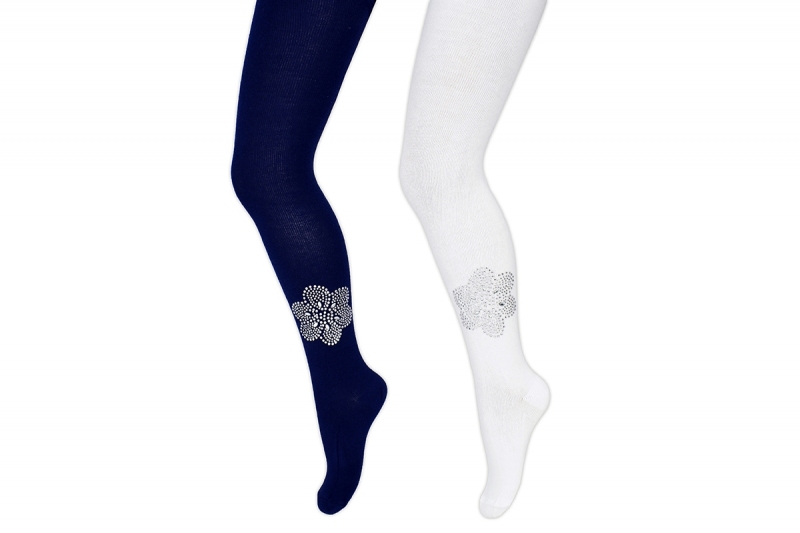 Колготки m0c0302-1138 UCS БЕЛЫЙ-СИНИЙ