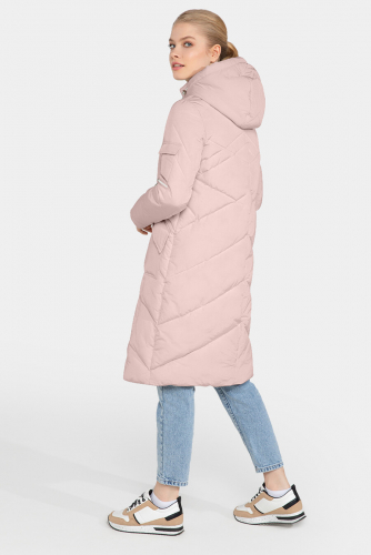 Пальто утепленное #141738Розовый