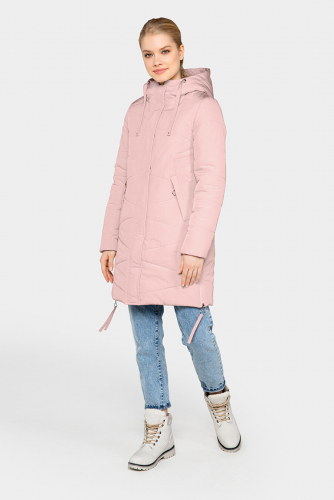 Пальто утепленное #141701Розовый