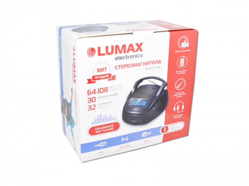Радиоприемник Lumax BL 8201 USB (питание 220V/6 LR14, USB, AUX, 2 х1,5W)