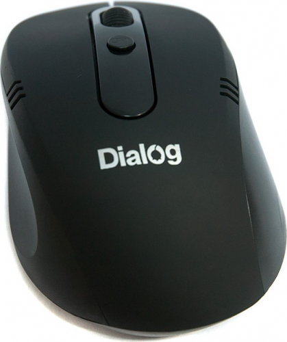 Мышь Dialog MROP-03U Pointer RF, беспроводная, 3 кнопок + ролик прокрутки, USB, черная