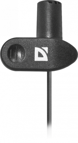 Микрофон Defender MIC-109 черный на прищепке, 1.8 м